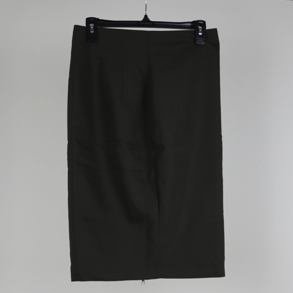 Army Green Womens Essential Midi Skirt